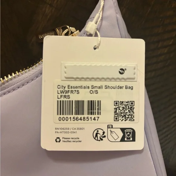 Lululemon Light Lavender Crossbody Shoulder Bag Adjustable Strap | NWT - Picture 2 of 6